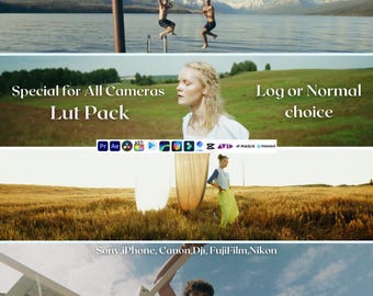Cinematic LUTs Pack | Log & Rec.709, Multi-Camera (Digital Download)