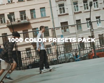 1000 Cinematic Color Presets: Premiere Pro LUT Pack