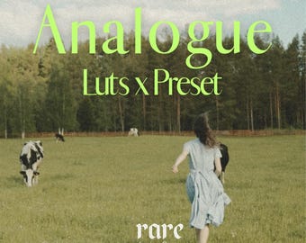 Analogue Luts and Preset | 30 Items | Vintage Film Effects, Mobile-Desktop