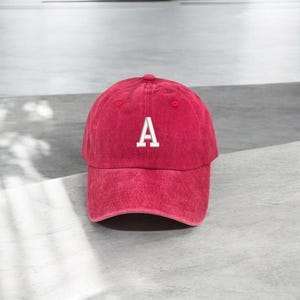 Custom Washed Baseball Cap - Personalized Vintage Style Embroidered Cotton Dad Hat - Adjustable, Unisex, One Size - Gift for Him or Her