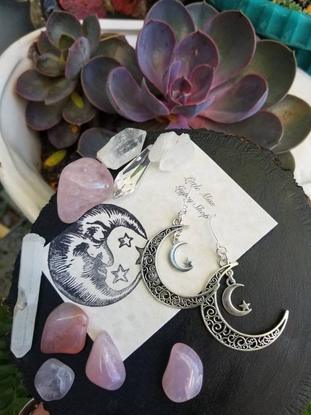 Lunar Glow Oval Earrings main image 1