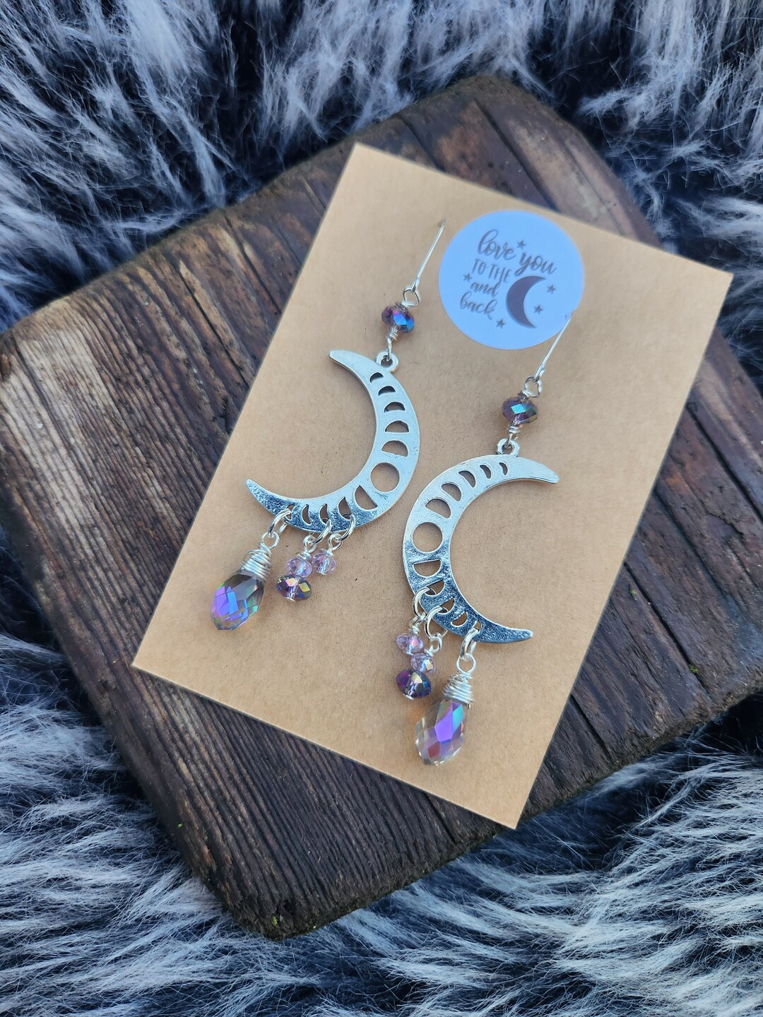 Moon - Crystal Earrings main image 0