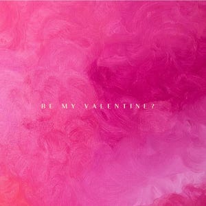 Sii il mio biglietto di San Valentino. Biglietto di San Valentino