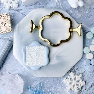 Kit de sello de cera de copo de nieve, molde de sello de cera de sello de nieve, juegos de cera de sellado, kit de sello de cera de nieve de sello de cera de bricolaje, juego de cera de sellado de invierno