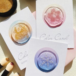 Kit de sello de cera para letras transparentes, sello de cera para sobres, juegos de sellos de cera dorados, regalo para ella, kit de sello de cera personalizado, sello de regalo personalizado