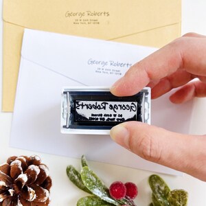 Custom Self Inking Address Stamp, Personalized Address Stamp, Custom Return Address Stamps, Self-Inking Return Address Stamp With Logo
