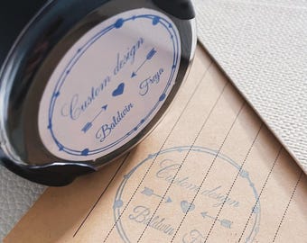 Custom Self Inking Date Stamp, Personalized Wedding Anniversary Date Stamp Name and Date Stamp, Love Anniversary Stamp Valentine&#39;s Day Gifts