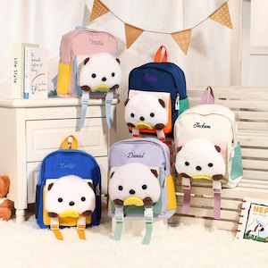 Sac à dos pour enfants avec prénom personnalisé, joli sac à dos personnalisé avec nom, cadeau pour fille, cadeau rentrée et rentrée scolaire, cadeau pour enfant