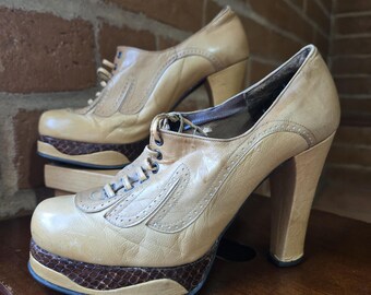 Vintage Evan-picone, 1980s Burgandy Leather Pumps - Etsy India display picture 1