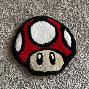 Mario mushroom custom rug