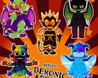 Demonic Character Adoptables! - Batch 1 (DIGITAL ARTWORK)