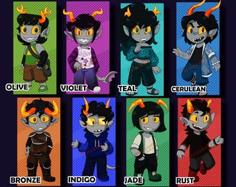 Homestuck Troll Character Adoptables - Batch 1
