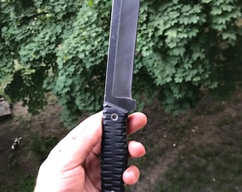 Handmade D2 Steel Field Knife: ABS Handle Survival Knife