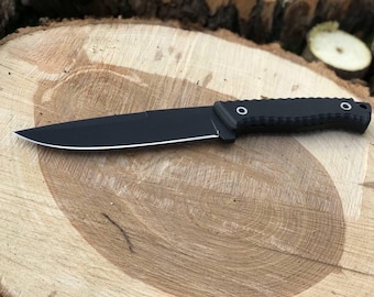 Handmade D2 Steel Tactical Knife, Camping Hunting Survival Knife