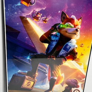 The Super Mario Galaxy Movie Poster 12"x18" Star Fox McCloud image 3