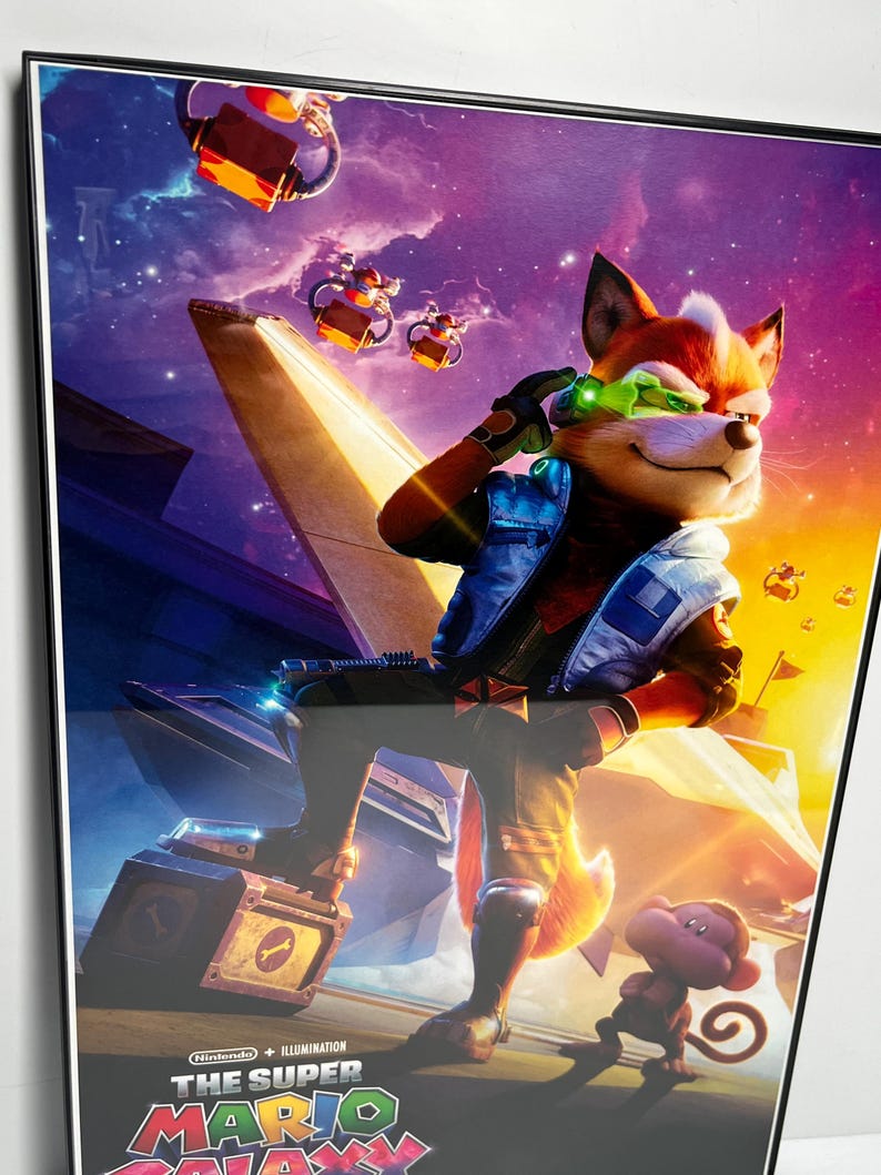 The Super Mario Galaxy Movie Poster 12"x18" Star Fox McCloud image 3