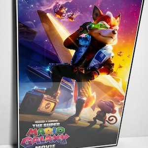 The Super Mario Galaxy Movie Poster 12"x18" Star Fox McCloud image 7