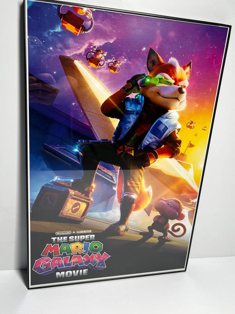 The Super Mario Galaxy Movie Poster 12"x18" Star Fox McCloud image 7