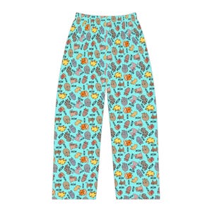 Women&#39;s Cat Women PJ&#39;s, Kitty Design Sleep Pants, Lounge Pants