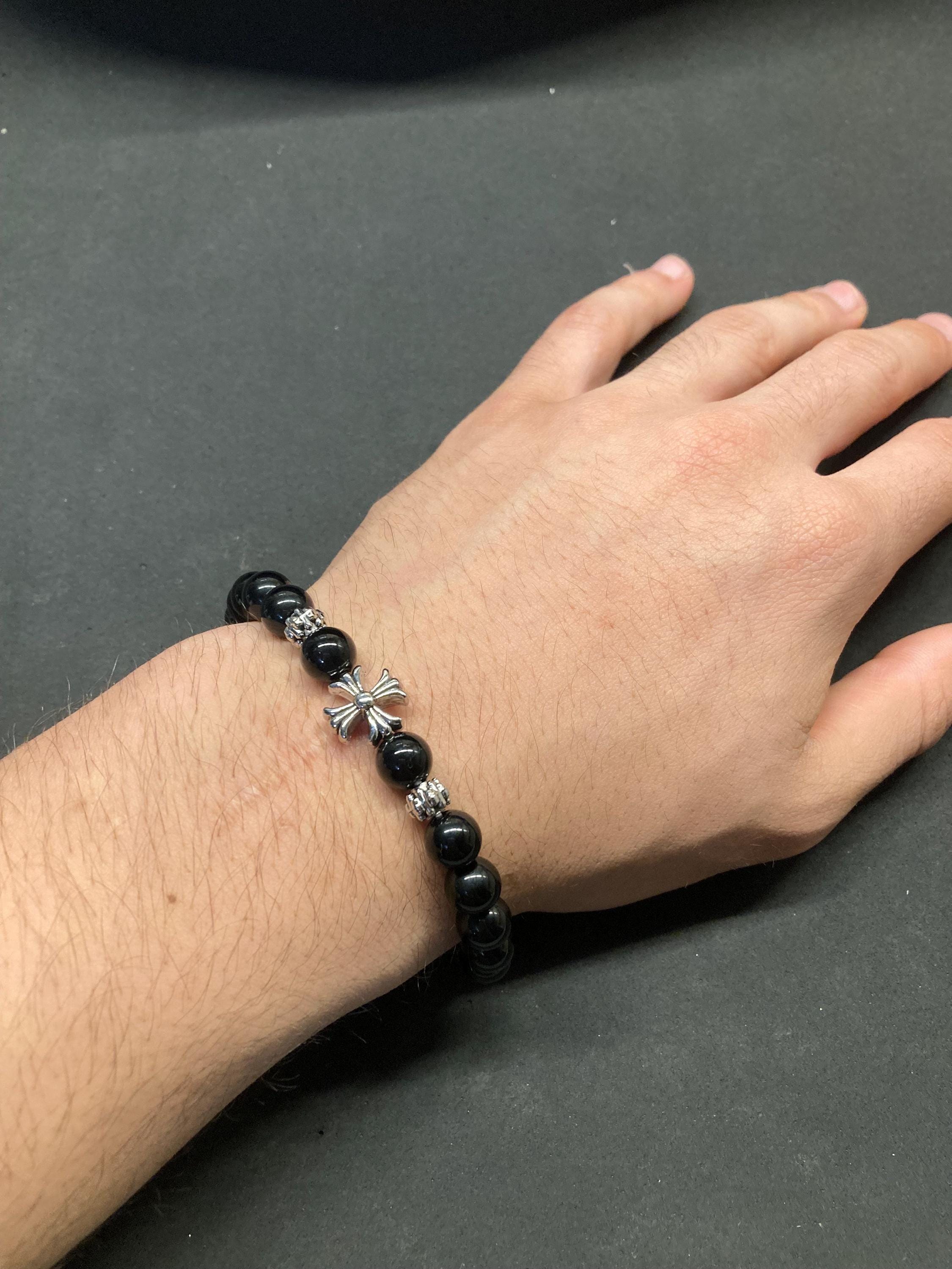 アクセサリー MA IngeSight.Z Gothic Black Open Ring Lace Long Link Chain