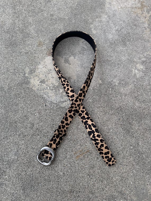 Ch Style Belt Y2k Leopard Cheetah Print Trendy E4 - Etsy