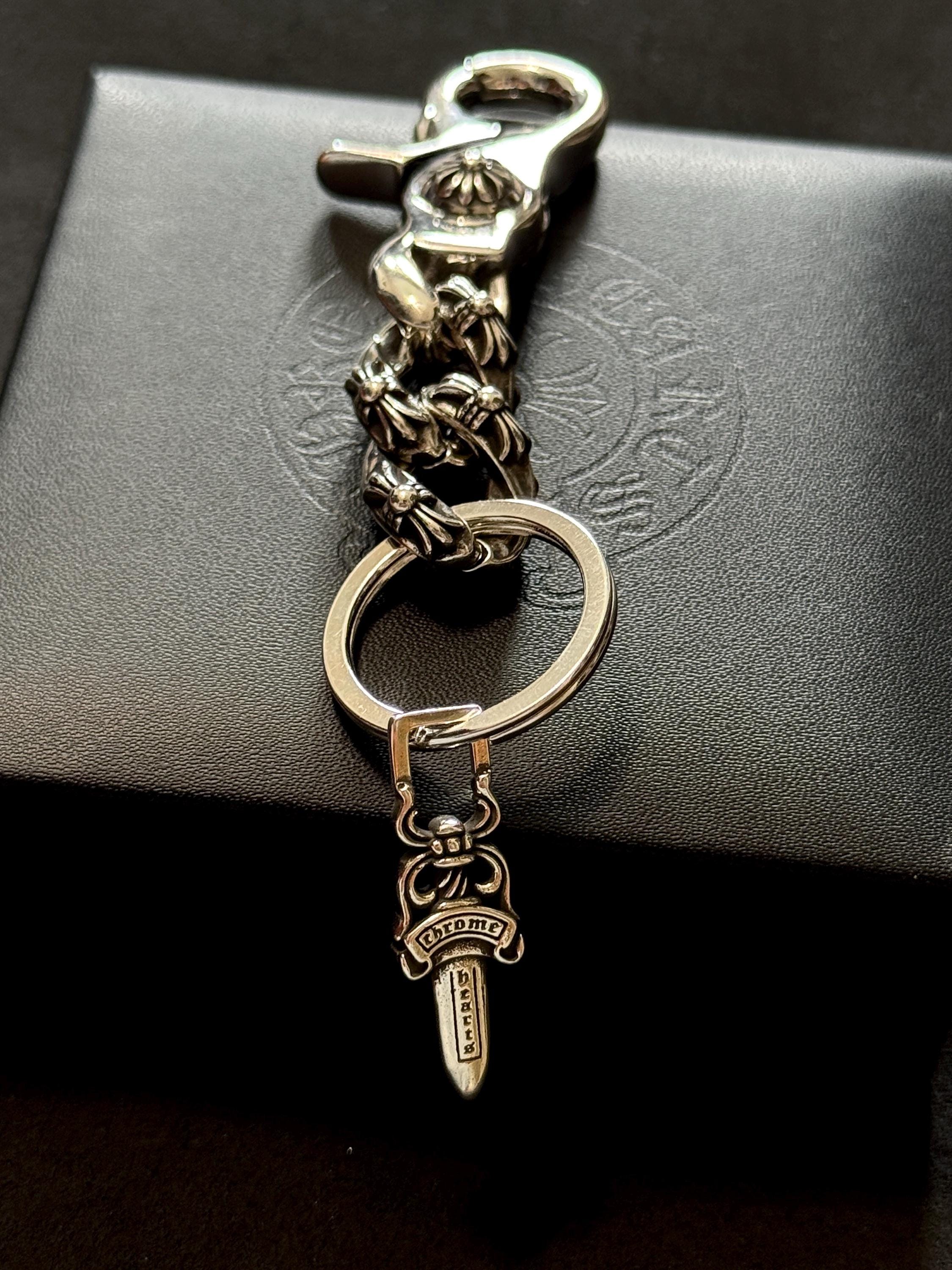 Chrome CH STYLE Link Keychain - Etsy