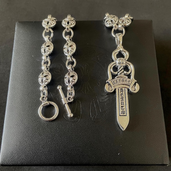 ネックレス・チョーカー BASSCLEF Street fashion necklace chain pendant BLINGFACTORY Hip Hop Saw Inspired Pendant & 15mm 18