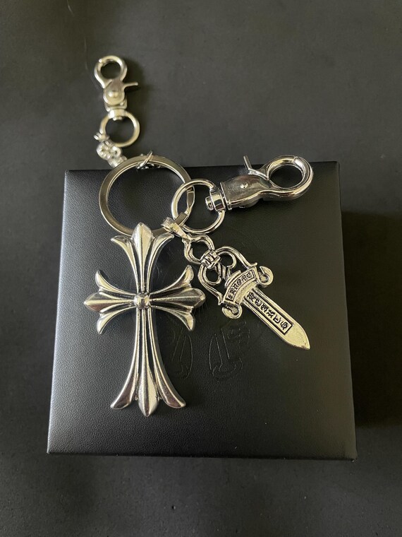 小物 Wallet chain y2k Y2k Chrome Wallet Chain - Etsy