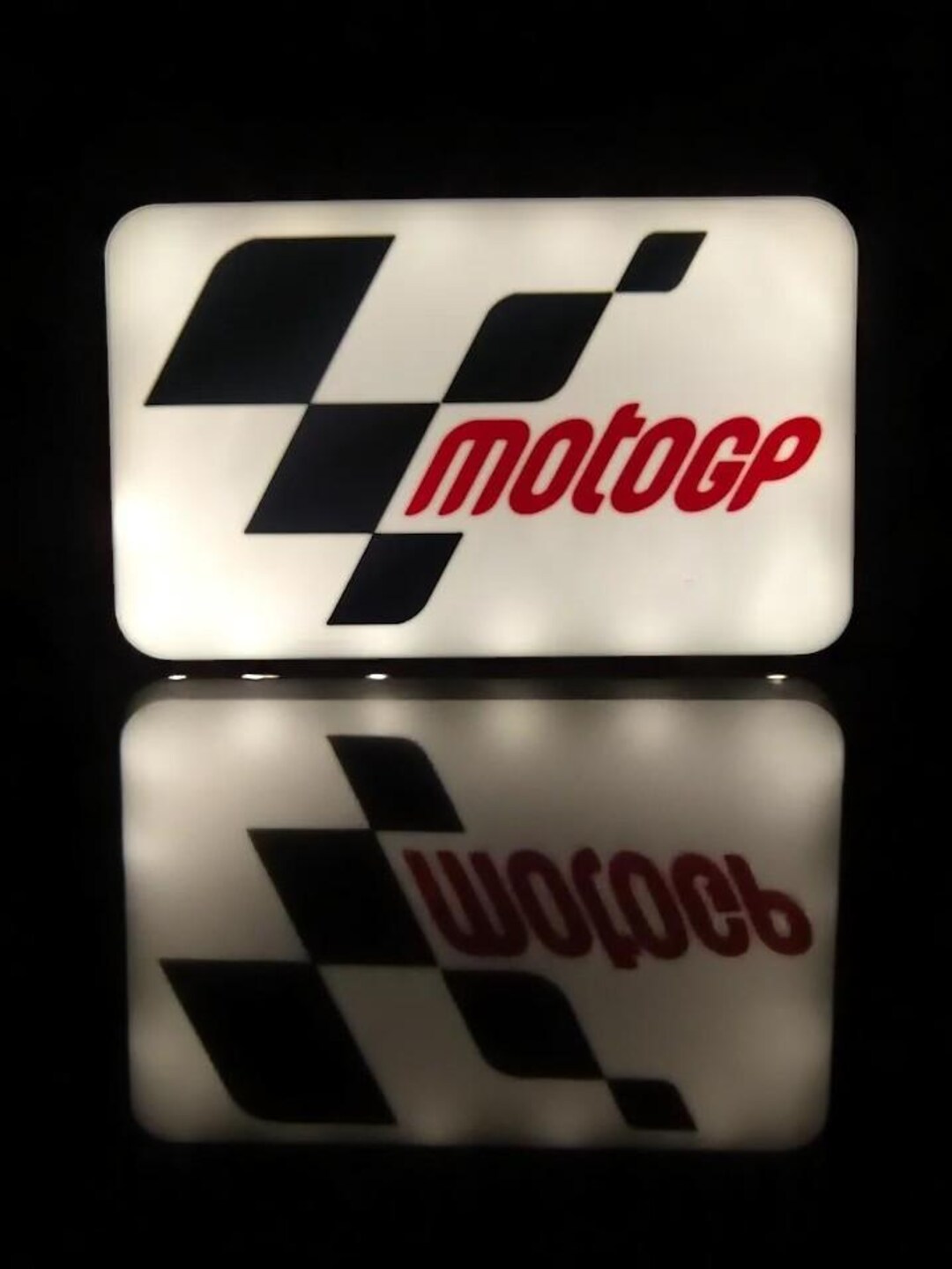 Motogp LED Lightbox 3D Printed Fan Art Racing Lamp USB Powered ...