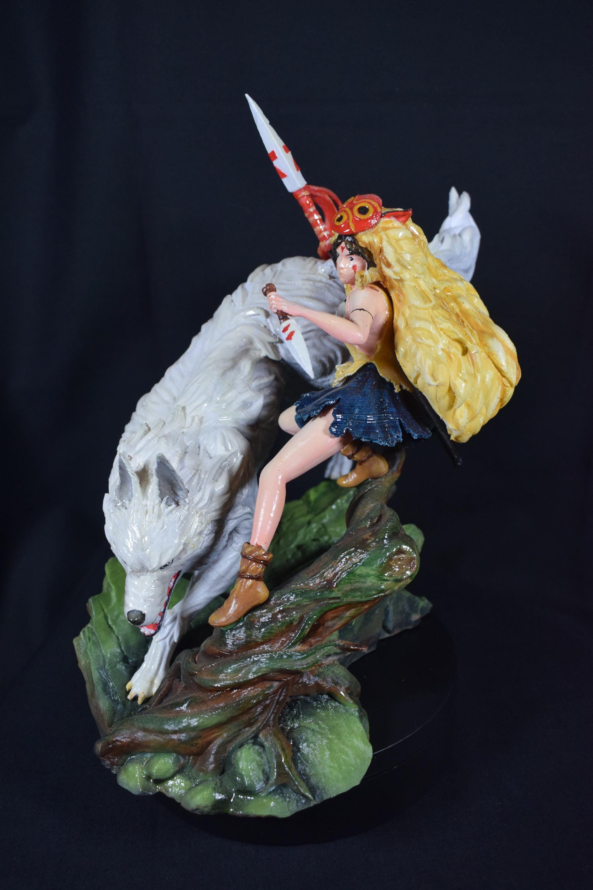 Princess Mononoke - 3D Print Figure - Etsy