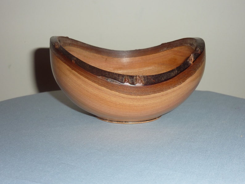 Cherry bowls with natural edge