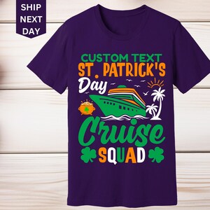 St. Patrick&#39;s Day Cruise Shirt: Custom Irish Family Trip Tee