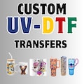 Custom UV DTF Stickers: Waterproof Decals for Cups, Mugs, and Glass Wraps