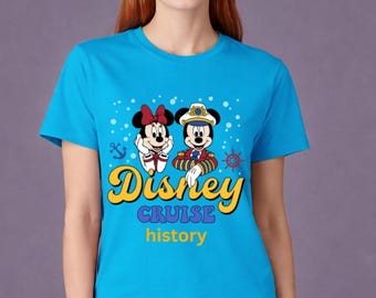 Disney Cruise Shirt Disney Cruise Line Family Shirt Mickey  Shirt Disney Vacation Shirt Disney Cruise History Tee Family Cruise Outfit