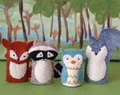 Woodland Friends Finger Puppet Set