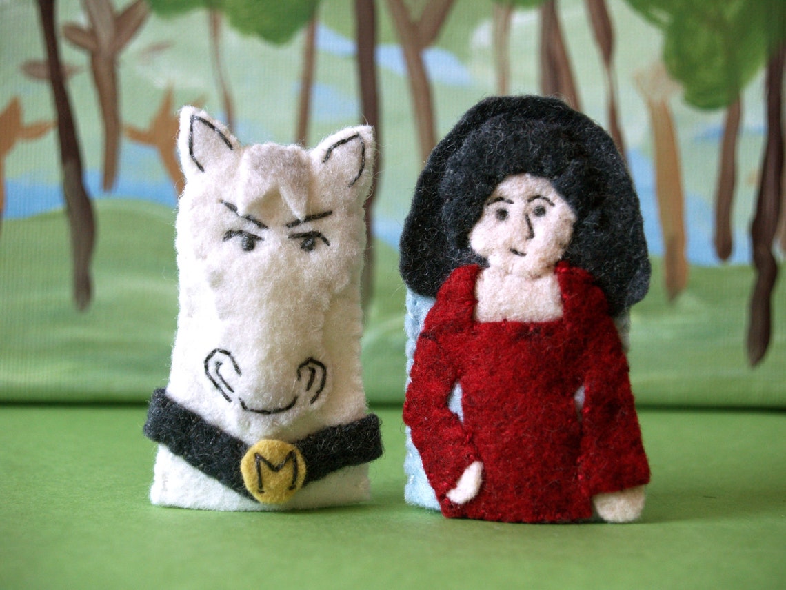 Rapunzel Finger Puppet Set Etsy