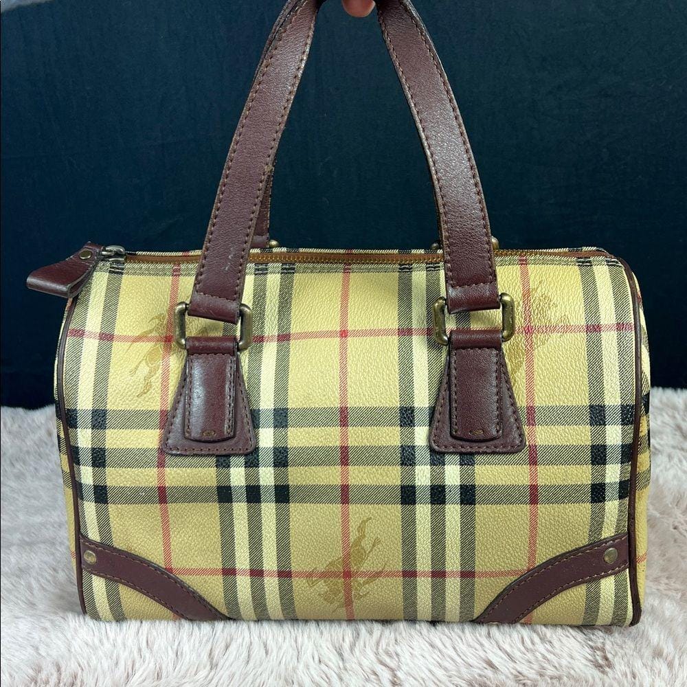 Burberry Boston Bag - Etsy