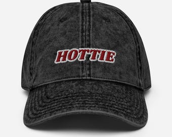 Gorra de papá sexy bordada / Gorra de béisbol de sarga de algodón vintage / Gorra de moda para mujer / Regalos para niñas