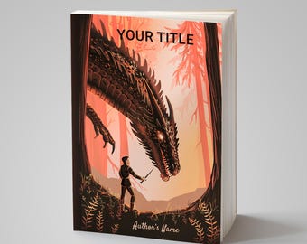 Premade Dragon Fantasy Book Cover Design, Ebook & Print