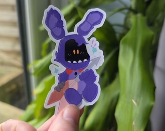 Five nights at Freddy's, cute withered bonnie sticker