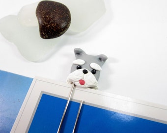 schnauzer paper clip etsy