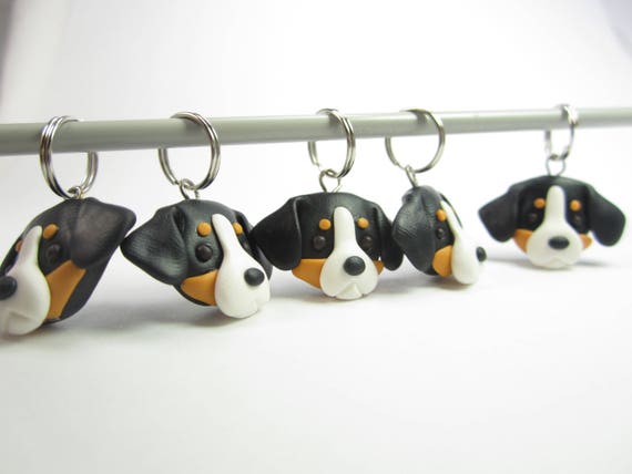 Greater Swiss Mountain Dog Stitch Markers Greater Swiss Gifts Etsy
