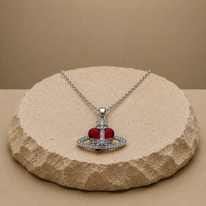 Vivienne westwood red heart necklace - Etsy 日本