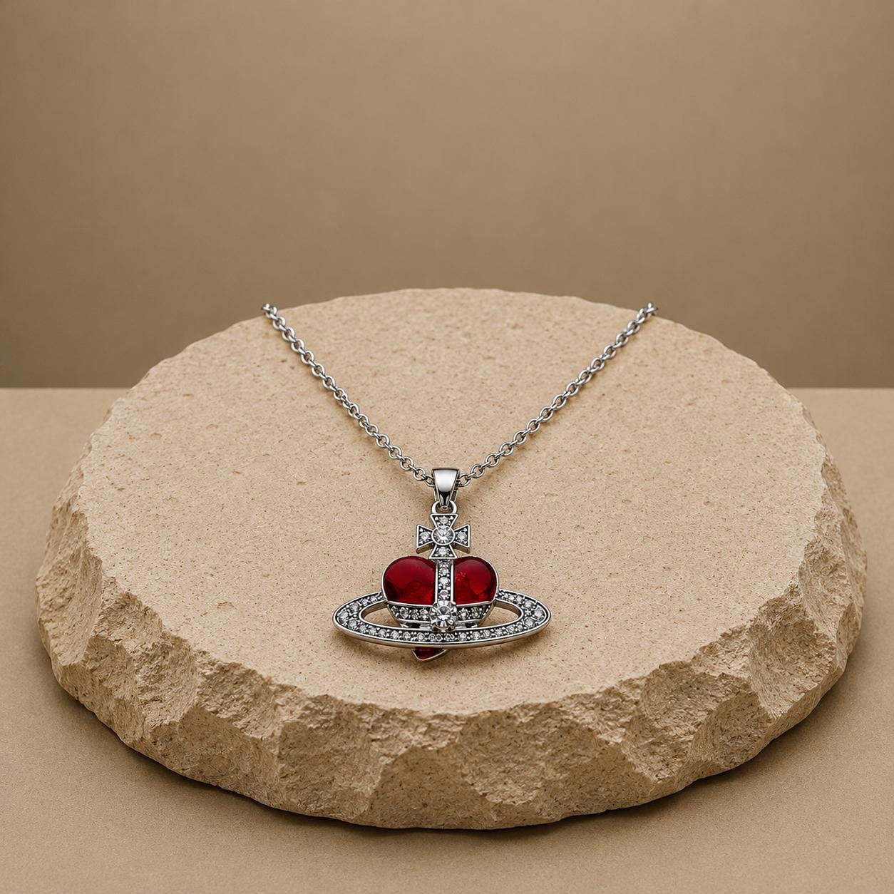 Vivienne westwood red heart necklace - Etsy 日本