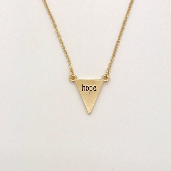 Hope Necklace Etsy