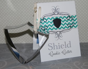 Shield Cookie Cutter - CTR Cookie Cutter - CTR cookies - Return with Honor-  Armor of God - Shield of Faith -  Armies of Helaman cookies