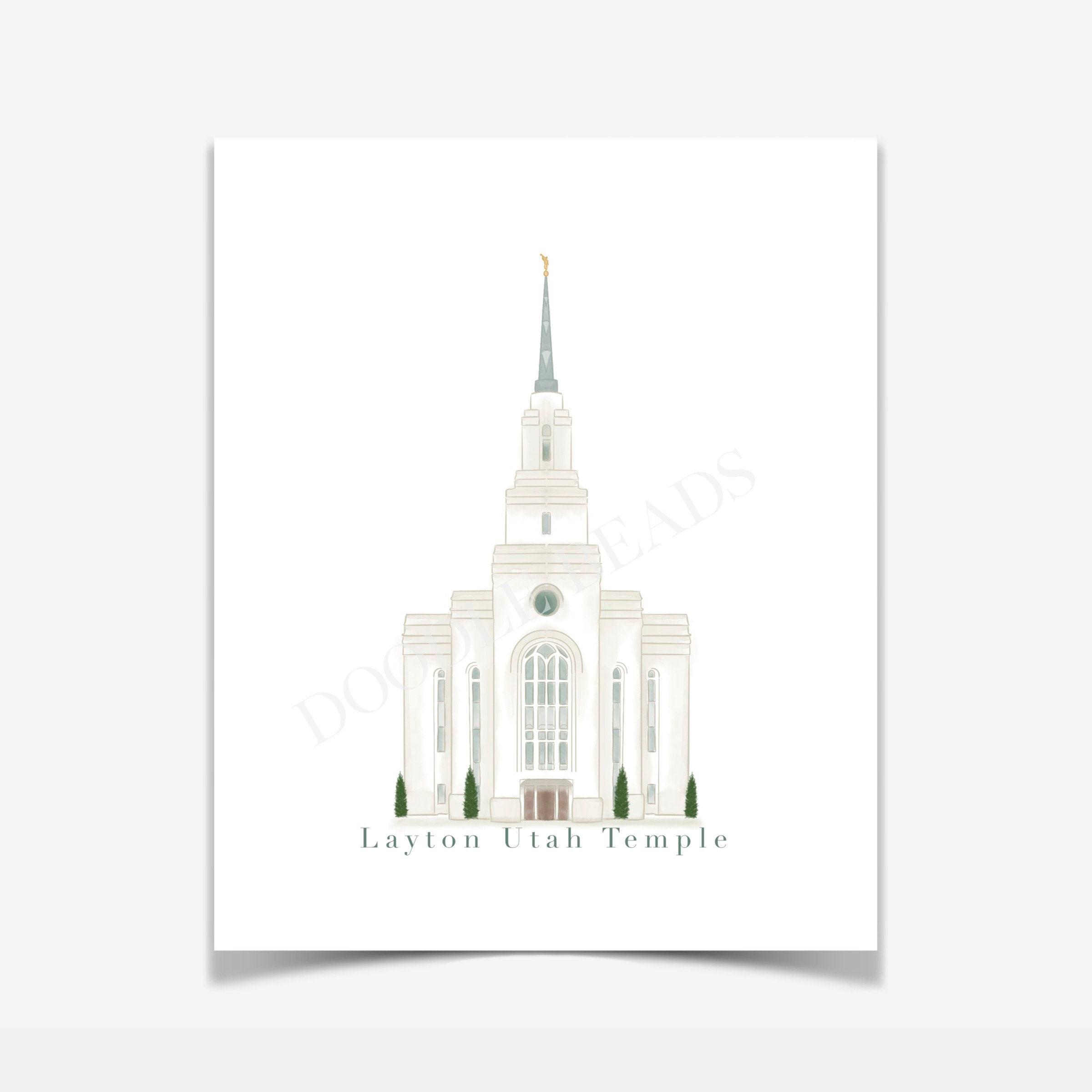 Layton Utah Tempel Aquarell Art Print, 13x18, 20x26 \u0026 Lesezeichen, LDS  Mormonen Tempel, Malerei, Tempel Bild, Hochzeit und Einzugsgeschenk - Etsy  Österreich, image size:2400x2400