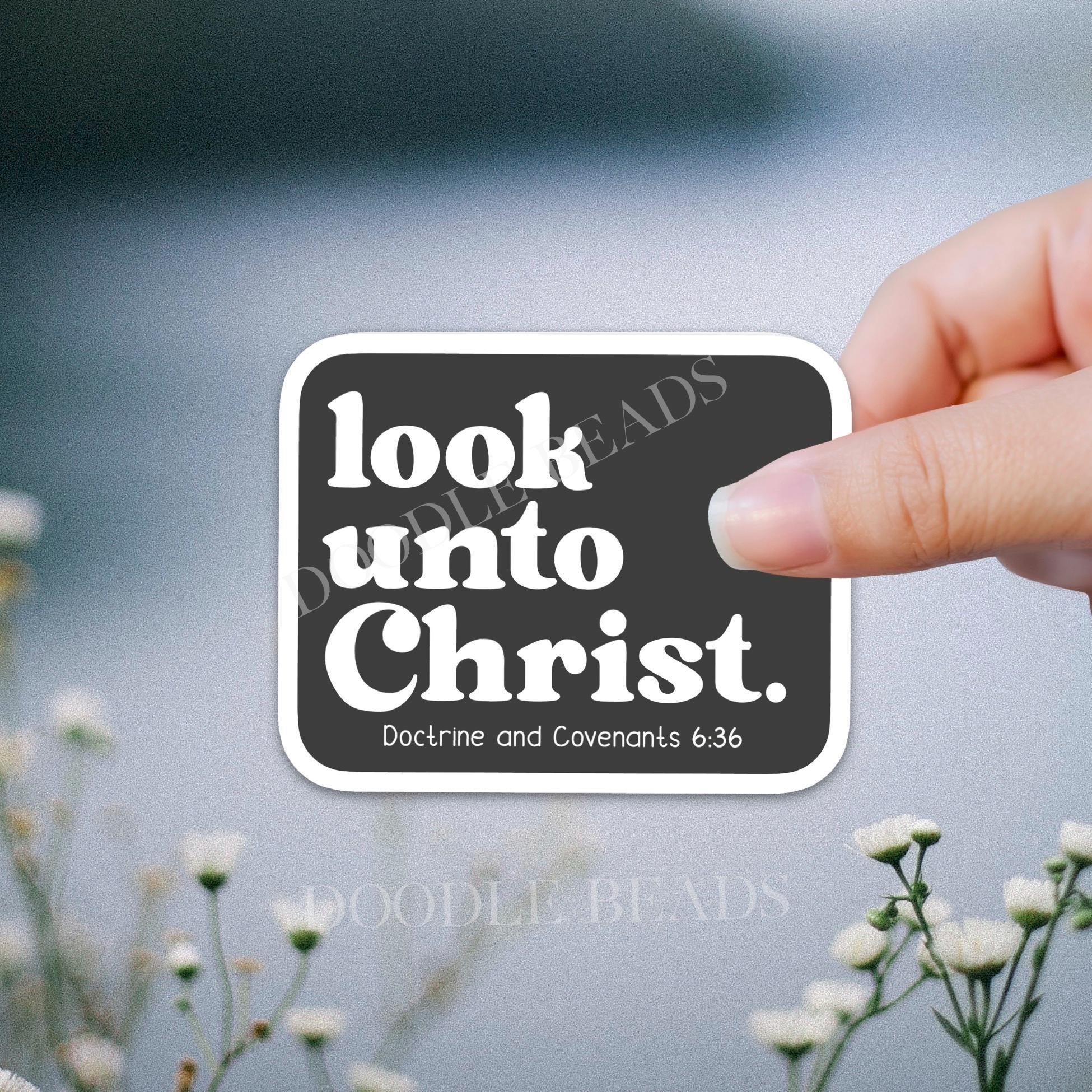 Yw Code Sticker 2025 LDS Youth Theme | Look Unto Christ Vinyl Sticker | Waterproof and ...