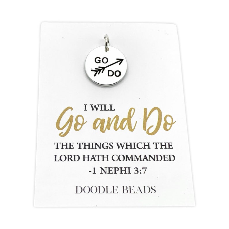 Go and Do charms I will Go & Do 2020 LDS youth theme Charms Etsy