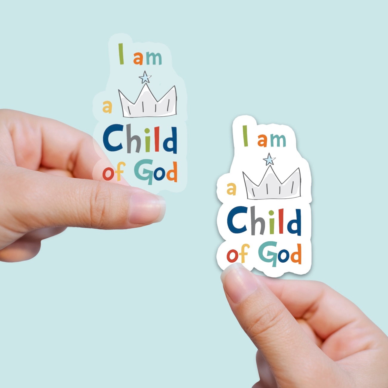 i am a child of God sticker, Christian planner stickers, baptism gift –  Sagie May Design Co